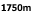 1750m